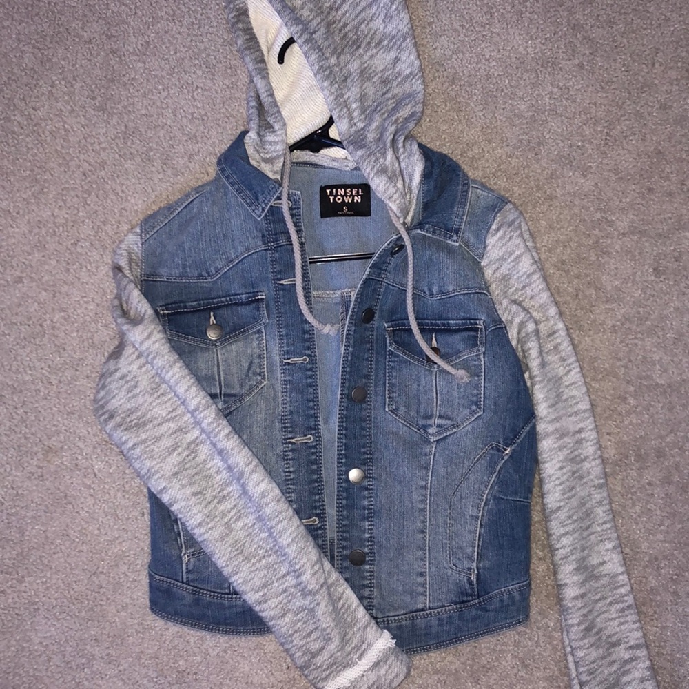 Sweatshirt jean jacket